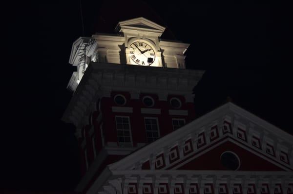 The Clock Tower... Yes, it's 1:50 AM...