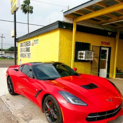 Window Tint on this 2015 Chevrolet Corvette Stingray !!$