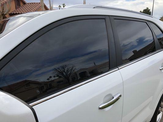 Another excellent tint job completed by Gilbert Custom Tint on my 2015 Kia Sorento.