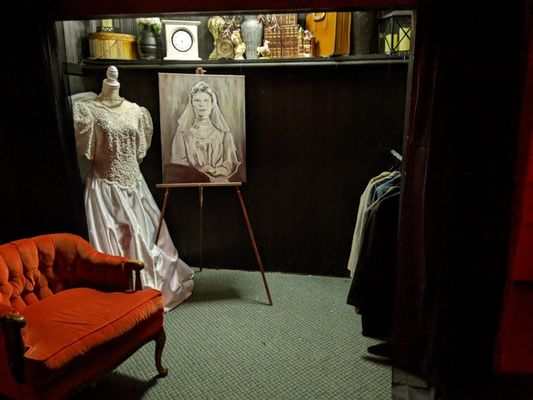 Inside the Ghost Brides Attic Escape Room