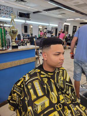 Mid Bald Fade