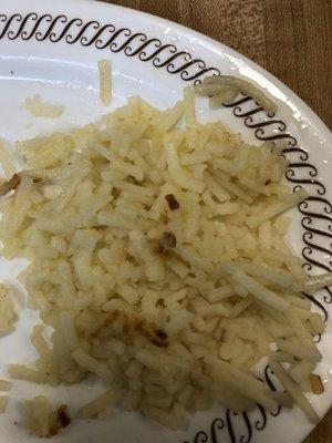 Uncooked hash browns