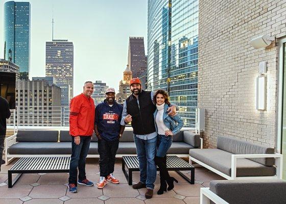 Astro's Watch Party for the 2017 World Series vs the Dodgers... Game 1!  Bun B and Lance Zierlein were part of our amazing crew!