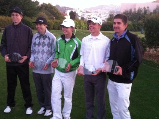 TGI Juniors winning lots of hardware at The IJGT Golden Gate Junior Championship in San Francisco!