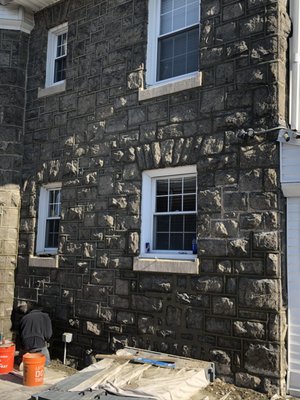 We provide the highest quality Stone Pointing in the business. Funeral Home Restoration Project Collection