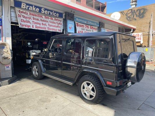 We work on foreign and domestic vehicles. Come on in!