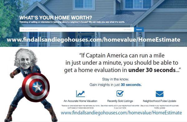 Get your FREE Home Evaluation in just 30 seconds