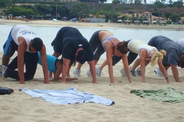 Group photo from one of my kayak/beach boot camps!