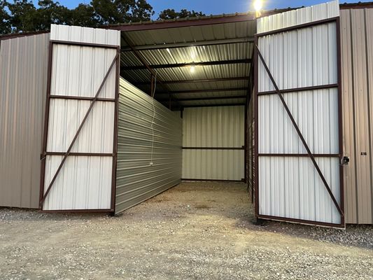 30ft enclosed unit $125/mo including electricity!