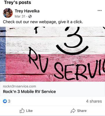 Rock'n 3 Mobile RV Service