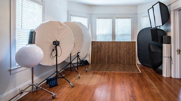 Interior view of Savannah Photography Studios