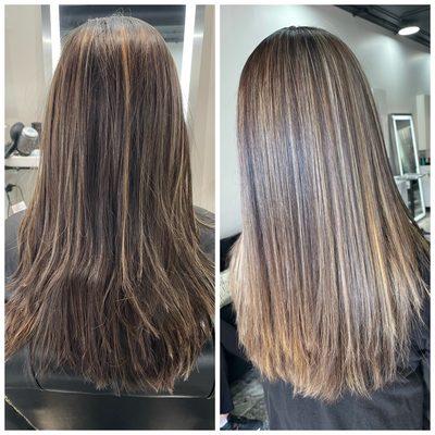 Before & After  *Color only/ no haircut.