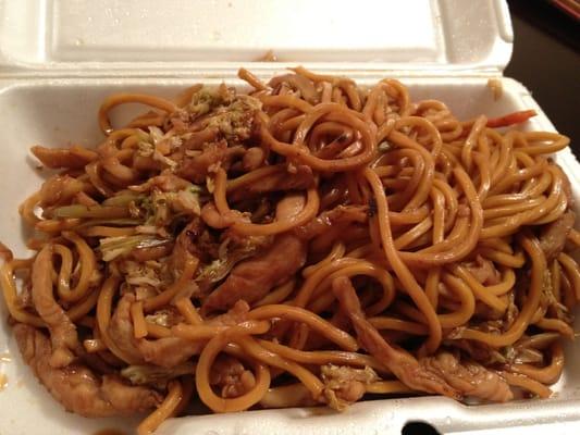 Chicken lo mein