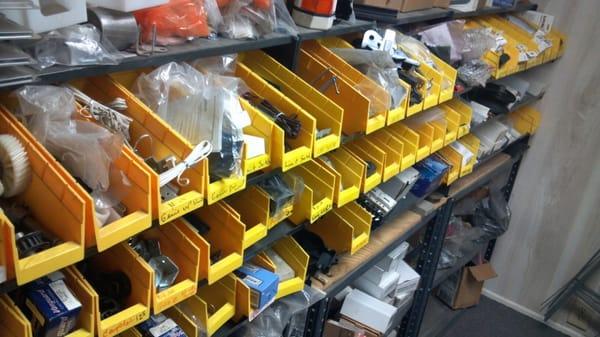 Just a portion of the many replacement parts we have availiable for your door and opener !