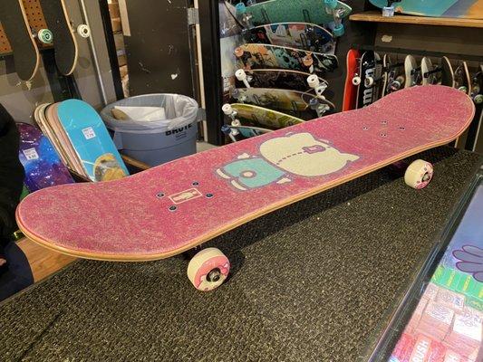 Clear grip tape