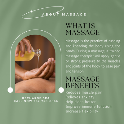 Recharge Spa
 905 N 2nd St, Philadelphia, PA 19123
 Call us at 267-750-8866