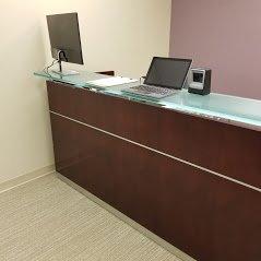 The front desk