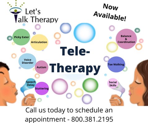 Health and safety is our priority! We have expanded our services to allow your child to receive some therapies via tele-therapy.