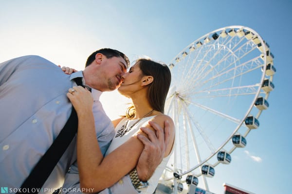 National Harbor Engagement session by Sokolov Photography