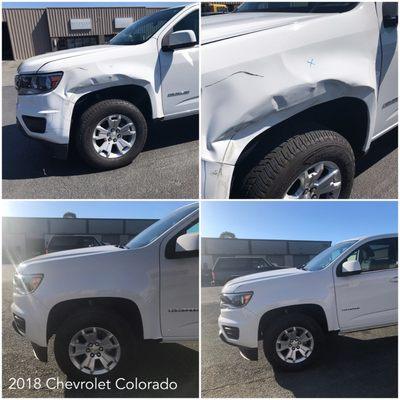 2018 Chevrolet Colorado Before & After