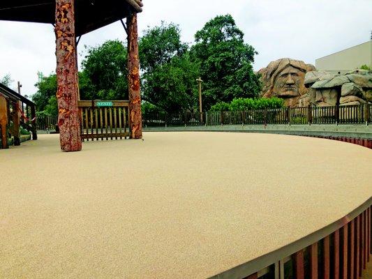 Product Highlight - LD2000 waterproofing system installed at a popular Southern CA theme park -urethane system, aliphatic urethane