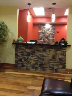 The waiting room/reception area.