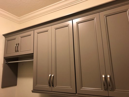 Laundry cabinets