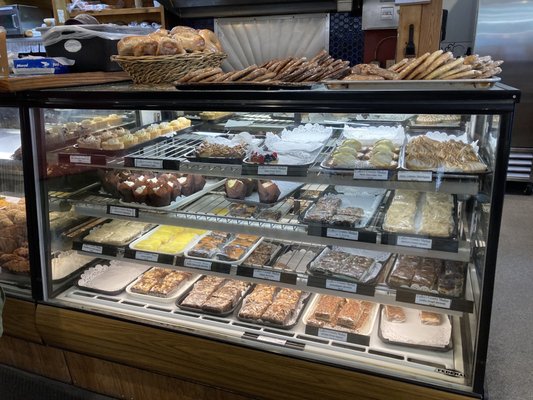 Nice selection of baked goodies...I overheard people raving about their key lime pie