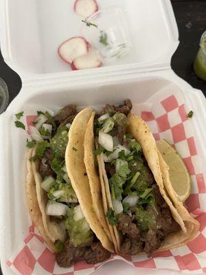 Tacos - asada x2