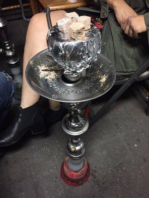 One of the hookah/shisha available, for those interested, it's a great way to enjoy a weekend with friends. (11/24/2017)