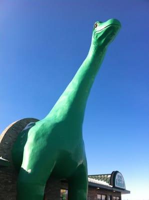 Big green dinosaur