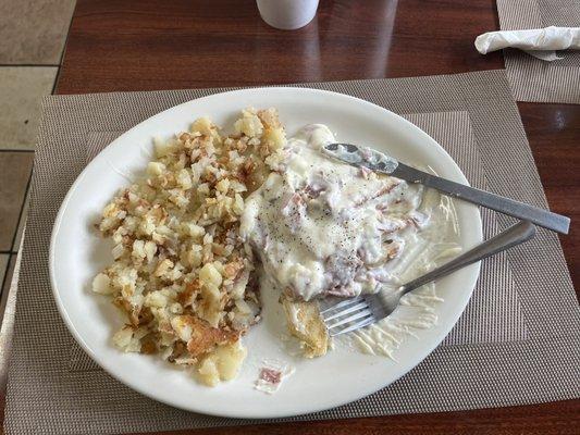 Delicious Cream Chipped Beef!! Almost as good as moms!!