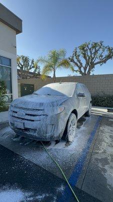 Foam wash