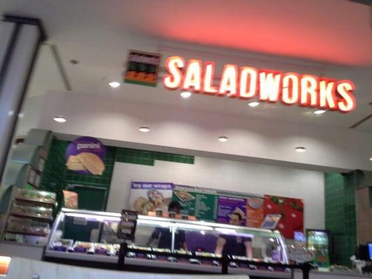 Saladworks inside the mall