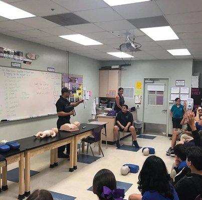 It's never too early to learn CPR.