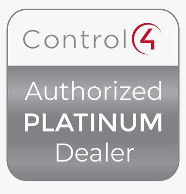 Proud to be Control4 Platinum Dealer!