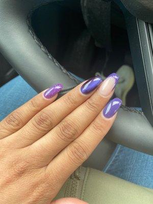 Recent nail job.