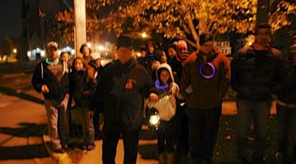 Family friendly ghost walk tour of Naperville's Historic District.