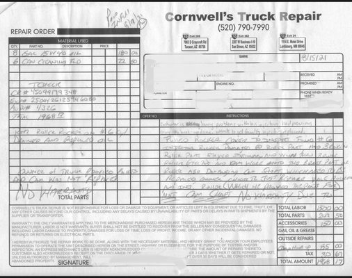 Cornwell's Truck and  Trailer Repair