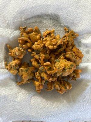 Palak Corn Pakoda