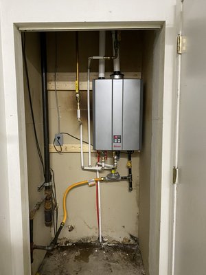 Another well done water heater put in