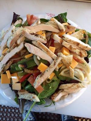 Grilled chicken salad