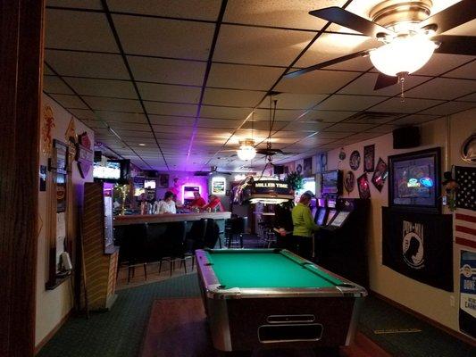 The bar from the dining room