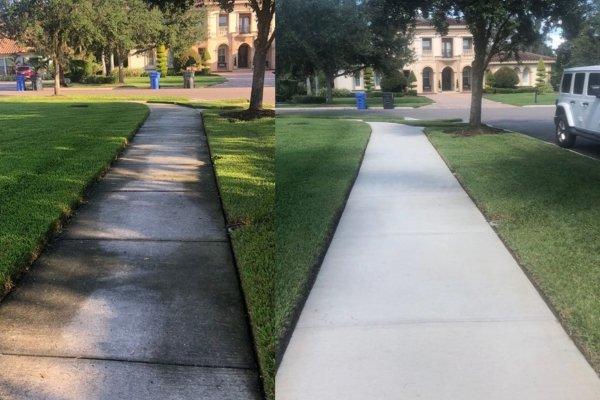 Sidewalk Cleaning and Washing Services in Tampa, FL