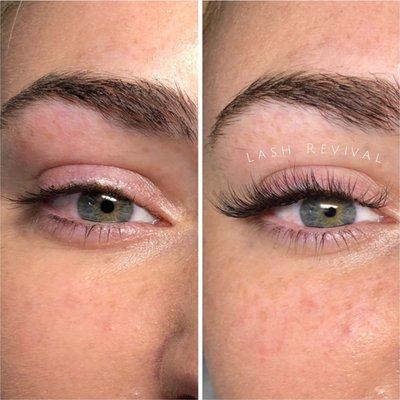 Hybrid Lash Extensions Before & After