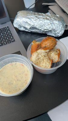 Wild Rice Soup and House Made Croutons!