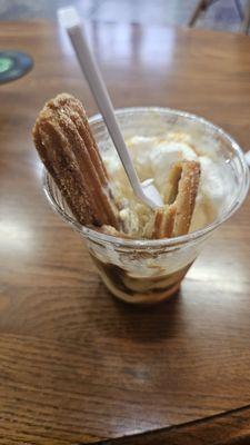 Churro sundae! Yummy