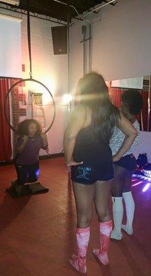 Trendy aerial and fitness classes at Vertical Joe's.