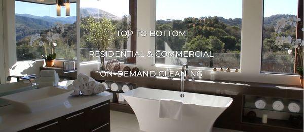 Commercial and Residential Cleaning.