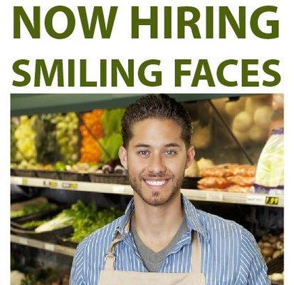 Now Hiring Smiling Faces.  Apply online at https://www.paycomonline.net/v4/ats/web.php/jobs?clientkey=98811CABFB893D131346C639D2E2EE31&jpt=